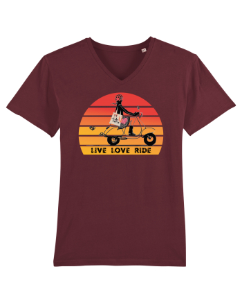 Live, Love, Ride Burgundy