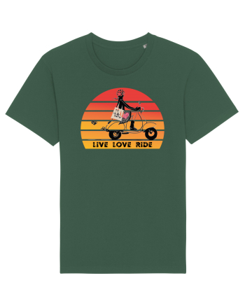 Live, Love, Ride Bottle Green