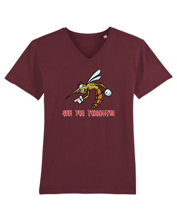 Un tantar nervos Burgundy