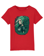 Fata verde Tricou mânecă scurtă  Copii Mini Creator