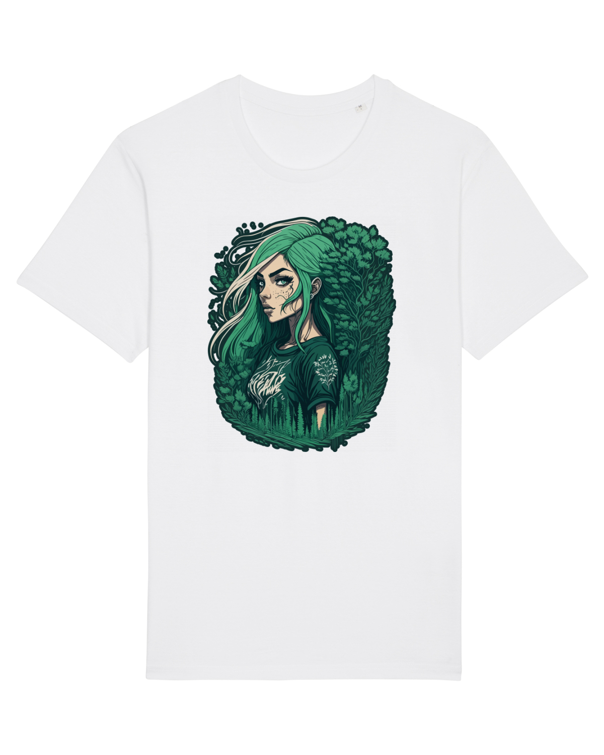 Tricou mânecă scurtă Unisex Rocker White