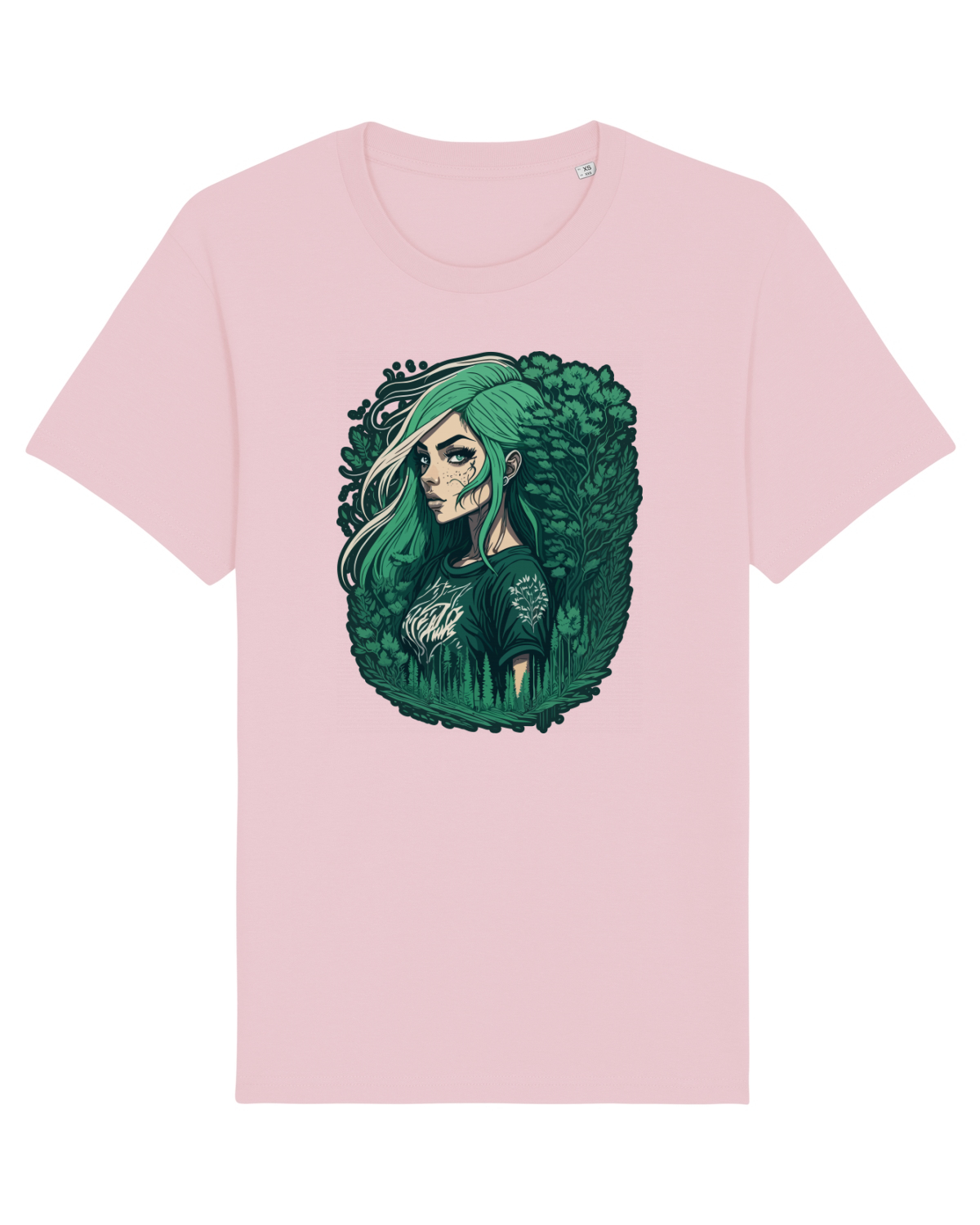 Tricou mânecă scurtă Unisex Rocker Cotton Pink