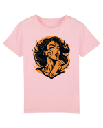 Fata seducatoare portocalie Tricou mânecă scurtă  Copii Mini Creator