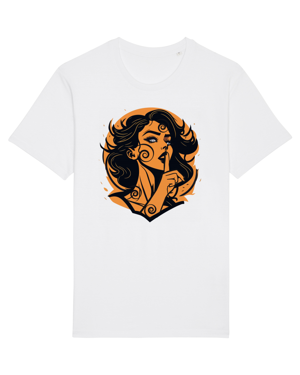 Tricou mânecă scurtă Unisex Rocker White