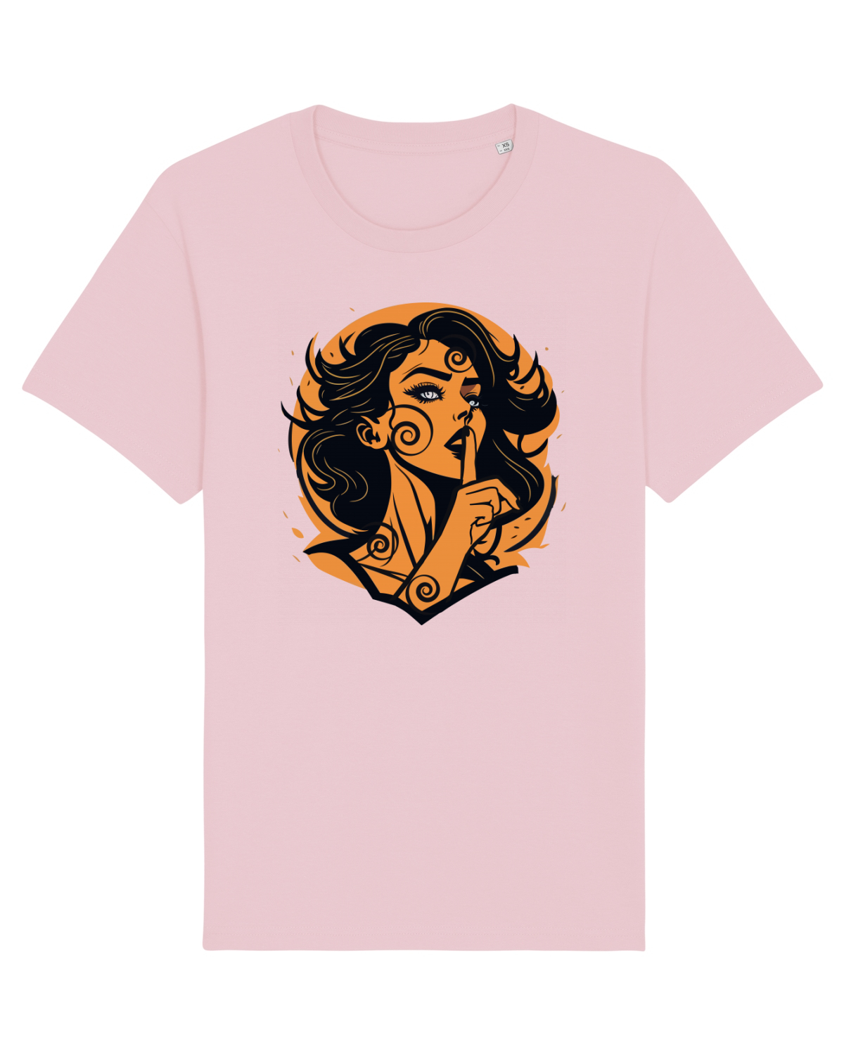 Tricou mânecă scurtă Unisex Rocker Cotton Pink