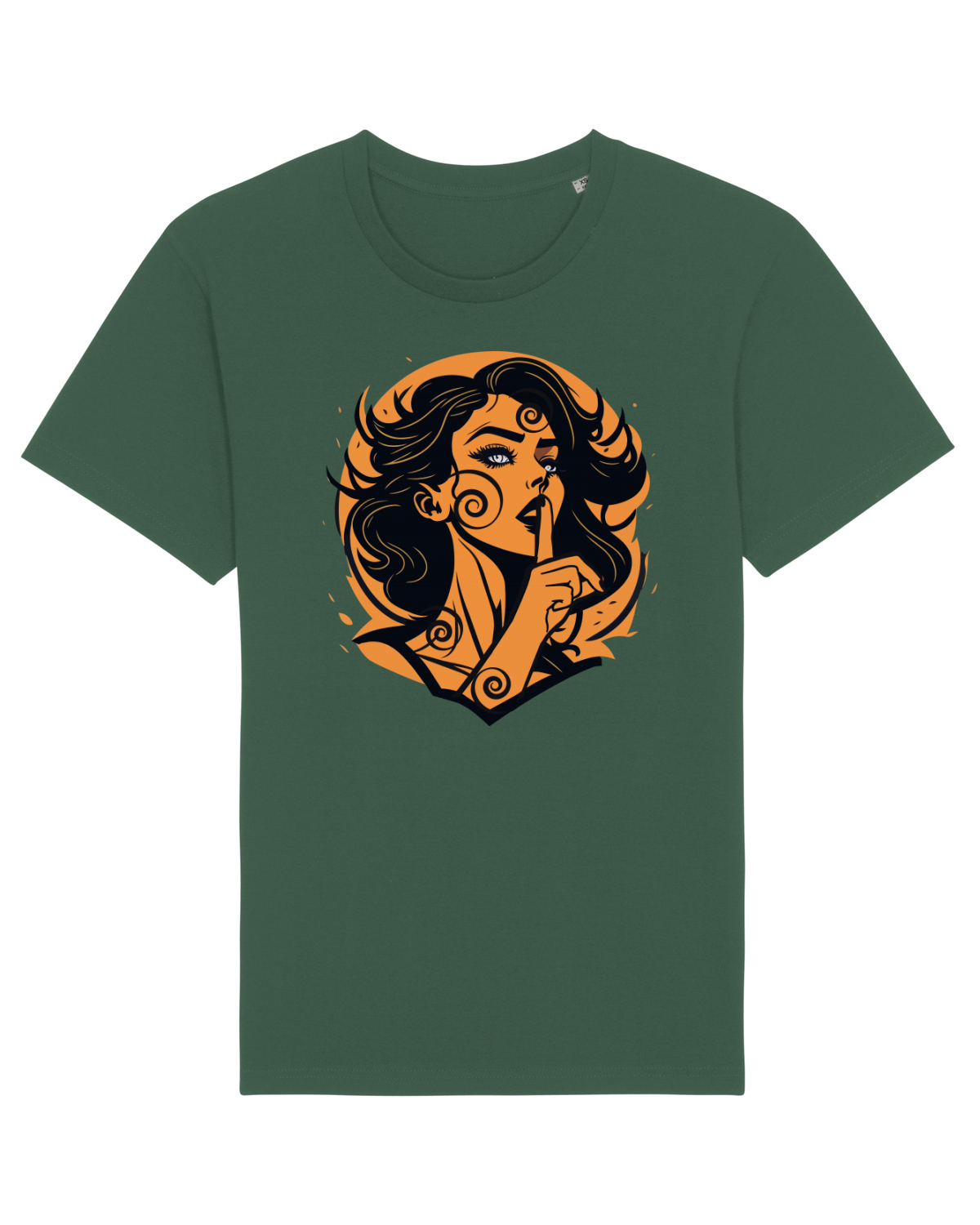 Tricou mânecă scurtă Unisex Rocker Bottle Green