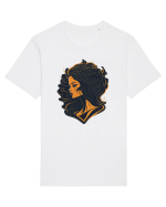 Fata misterioasa portocalie Tricou mânecă scurtă Unisex Rocker