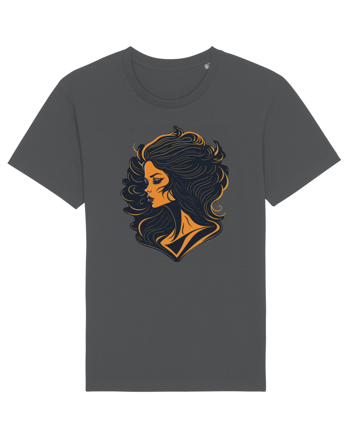 Tricou mânecă scurtă Unisex Rocker Anthracite
