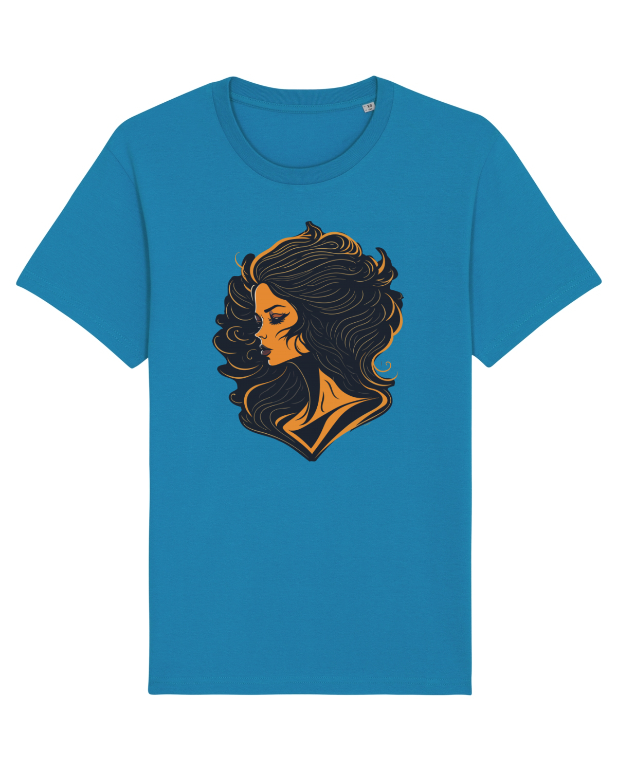 Tricou mânecă scurtă Unisex Rocker Azur