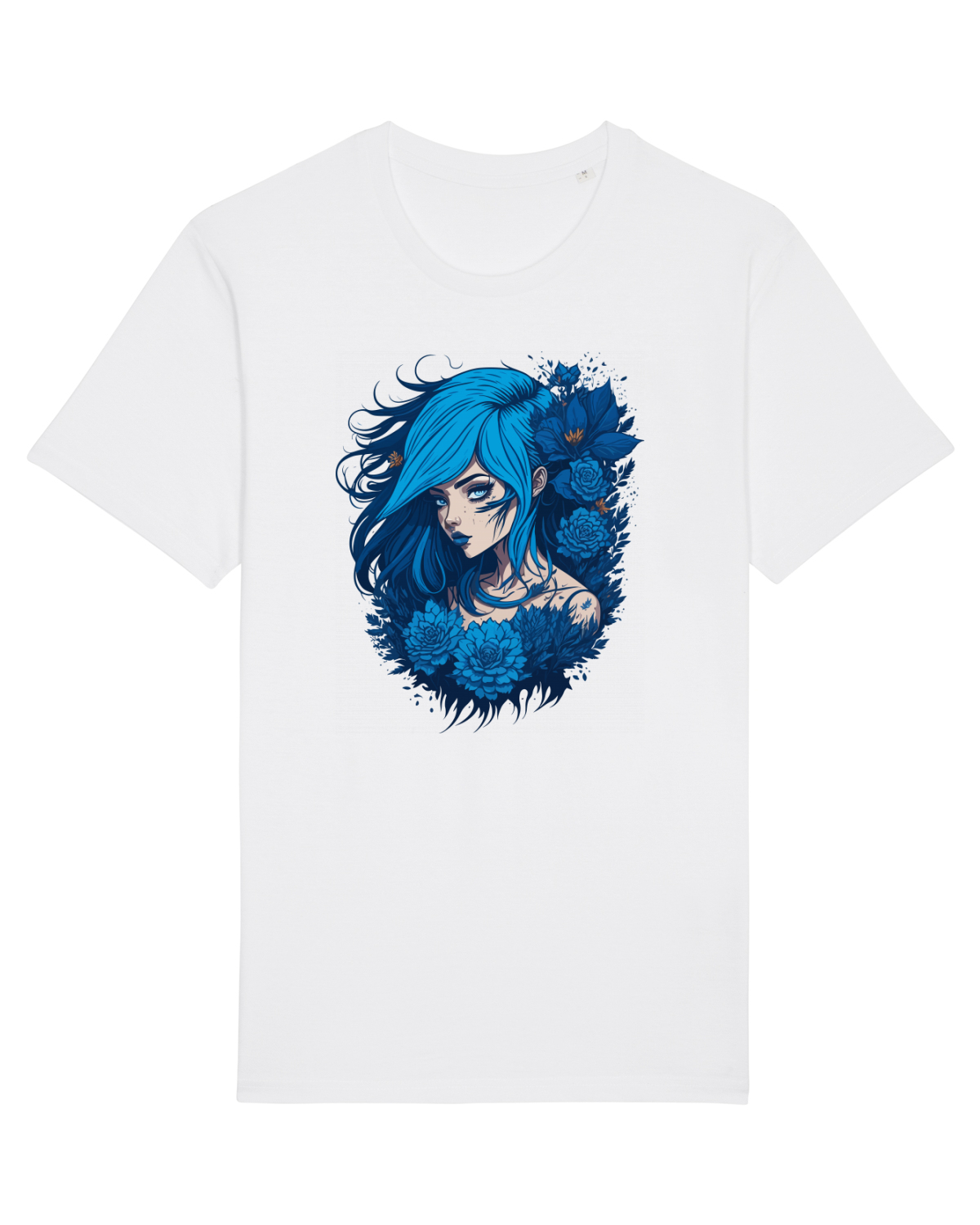 Tricou mânecă scurtă Unisex Rocker White