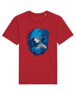 Fata misterioasa albastra Tricou mânecă scurtă Unisex Rocker
