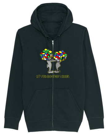 Let`s find each other`s colours Black