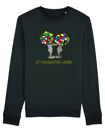 Let`s find each other`s colours Black