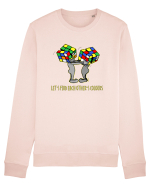 Let`s find each other`s colours Bluză mânecă lungă Unisex Rise