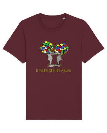 Let`s find each other`s colours Burgundy
