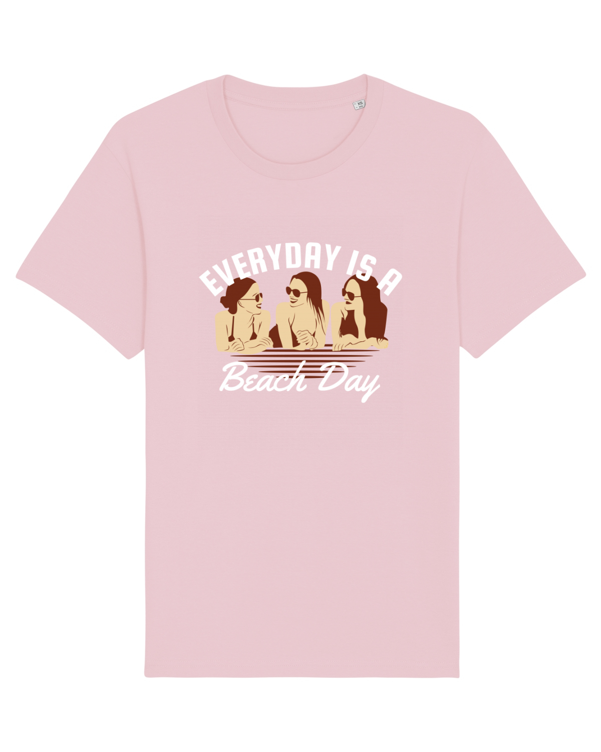 Tricou mânecă scurtă Unisex Rocker Cotton Pink