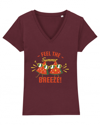 Feel the Summer Breeze Burgundy