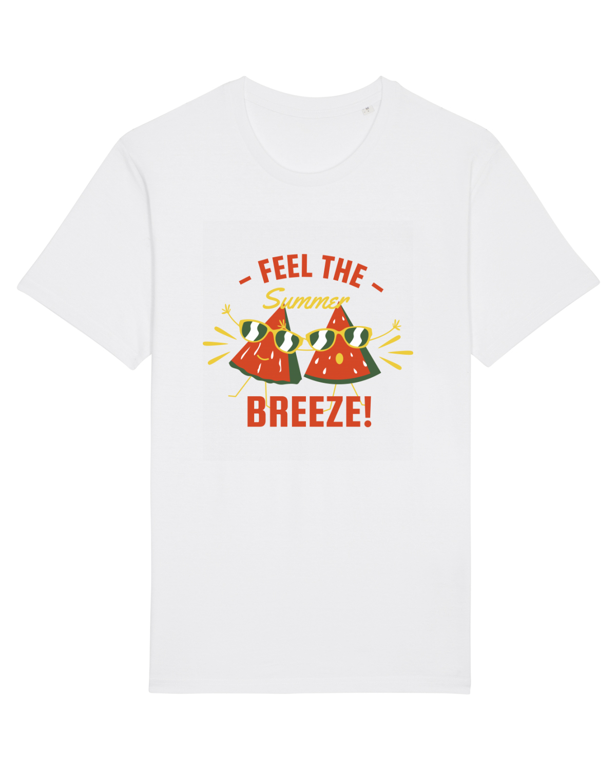 Tricou mânecă scurtă Unisex Rocker White