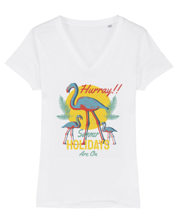 Hurray! Summer Holidays are On White