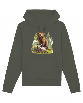 Bear in the forest Khaki