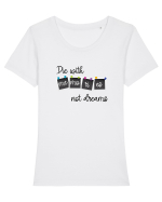 Die with memories Tricou mânecă scurtă guler larg fitted Damă Expresser