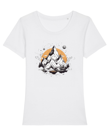 Mountain Doodles White