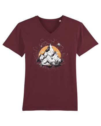 Mountain Doodles Burgundy
