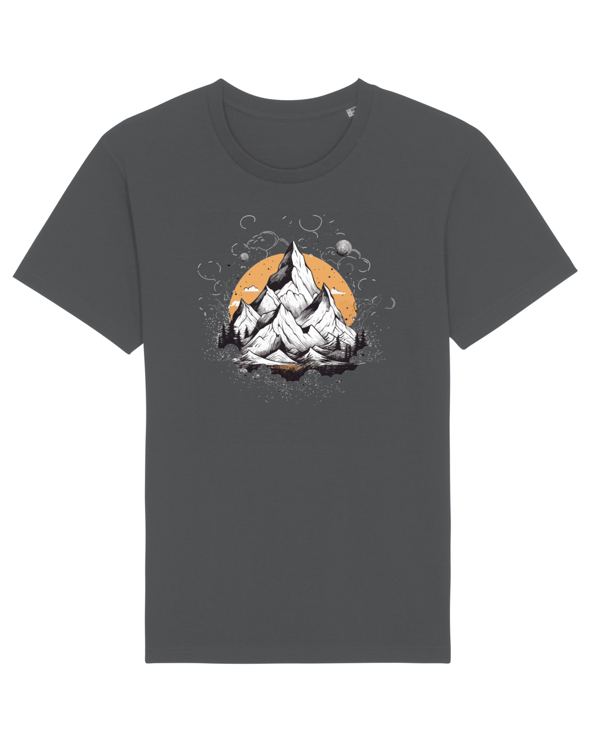 Tricou mânecă scurtă Unisex Rocker Anthracite