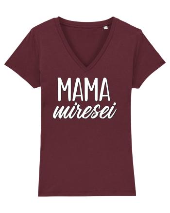 Tricou poze nunta - mama miresei Burgundy