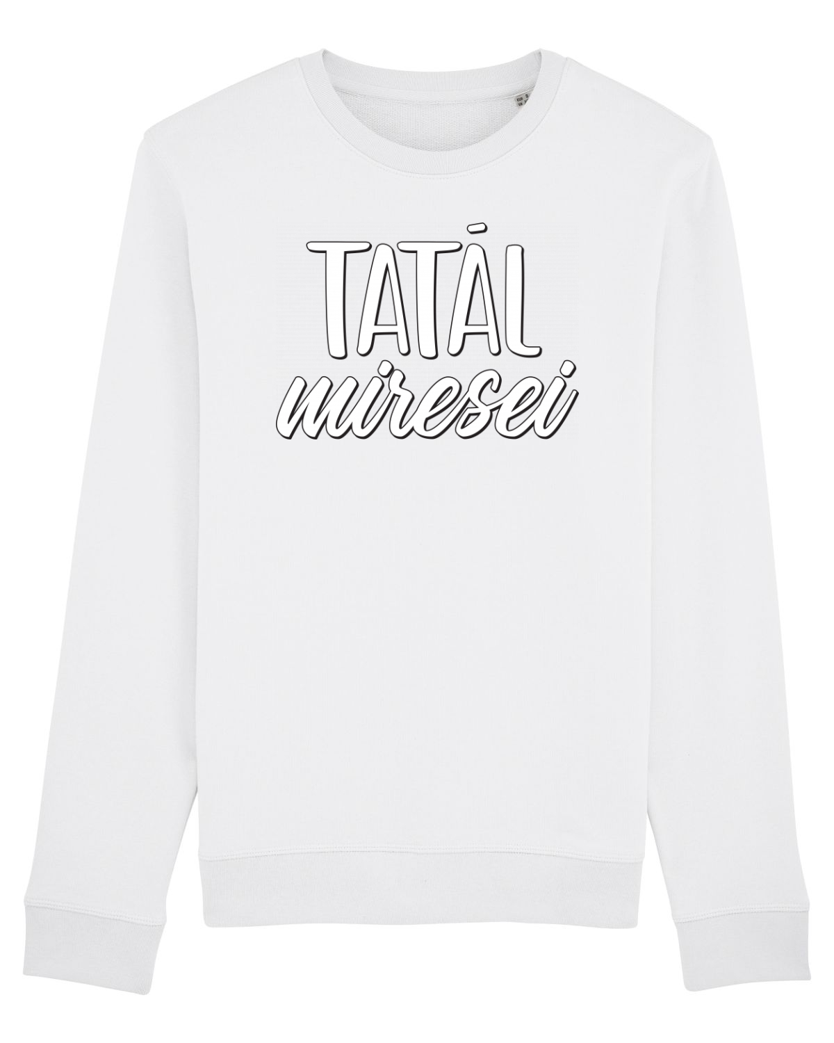 Bluză mânecă lungă Unisex Rise White