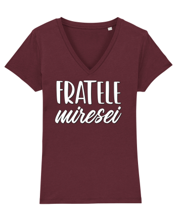 Tricou poze nunta - fratele miresei Burgundy