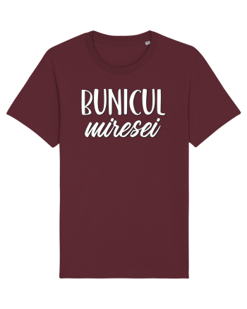 Tricou poze nunta - bunicul miresei Burgundy