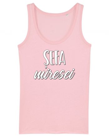 Tricou poze nunta - șefa miresei Cotton Pink