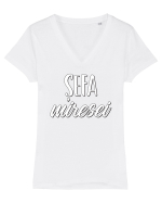 Tricou poze nunta - șefa miresei Tricou mânecă scurtă guler V Damă Evoker