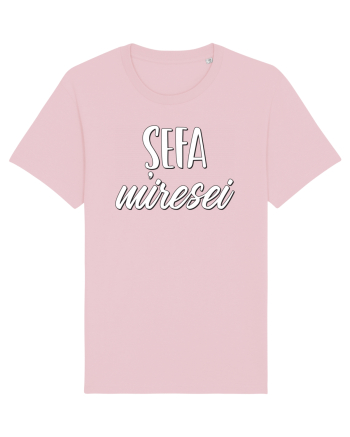 Tricou poze nunta - șefa miresei Cotton Pink