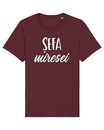 Tricou poze nunta - șefa miresei Burgundy