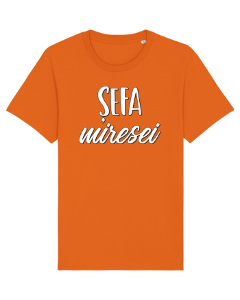 Tricou poze nunta - șefa miresei Bright Orange