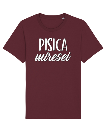 Tricou poze nunta - pisica miresei Burgundy