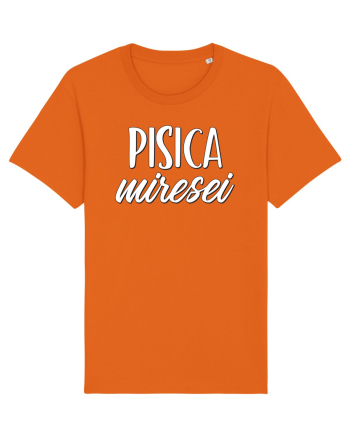 Tricou poze nunta - pisica miresei Bright Orange