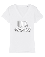 Tricou poze nunta - fiica miresei Tricou mânecă scurtă guler V Damă Evoker