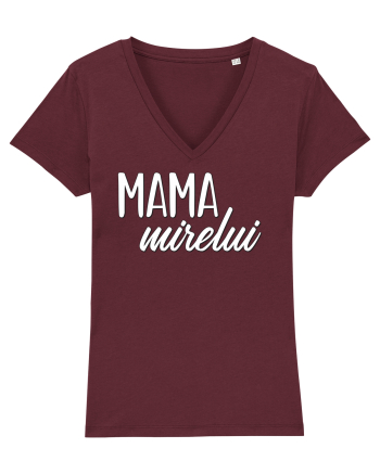 Tricou poze nunta - mama mirelui Burgundy
