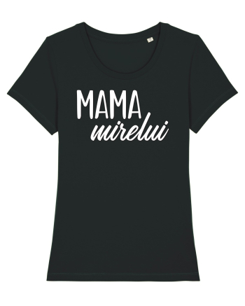Tricou poze nunta - mama mirelui Black
