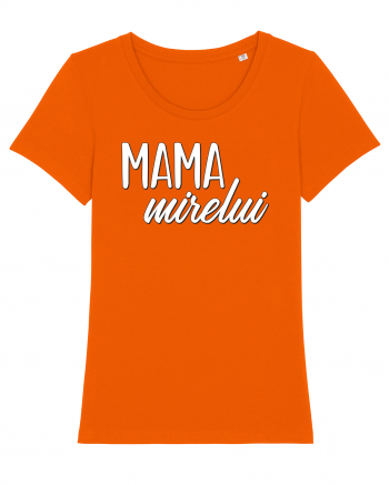 Tricou poze nunta - mama mirelui Bright Orange