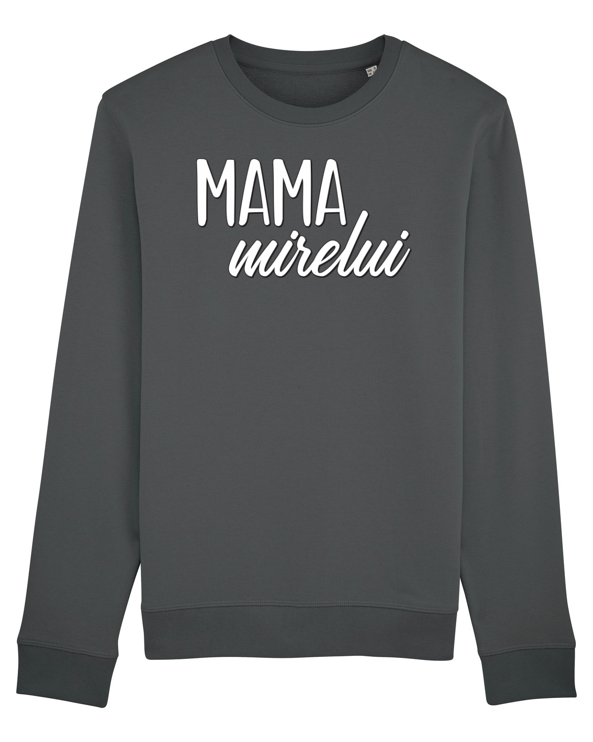 Bluză mânecă lungă Unisex Rise Anthracite