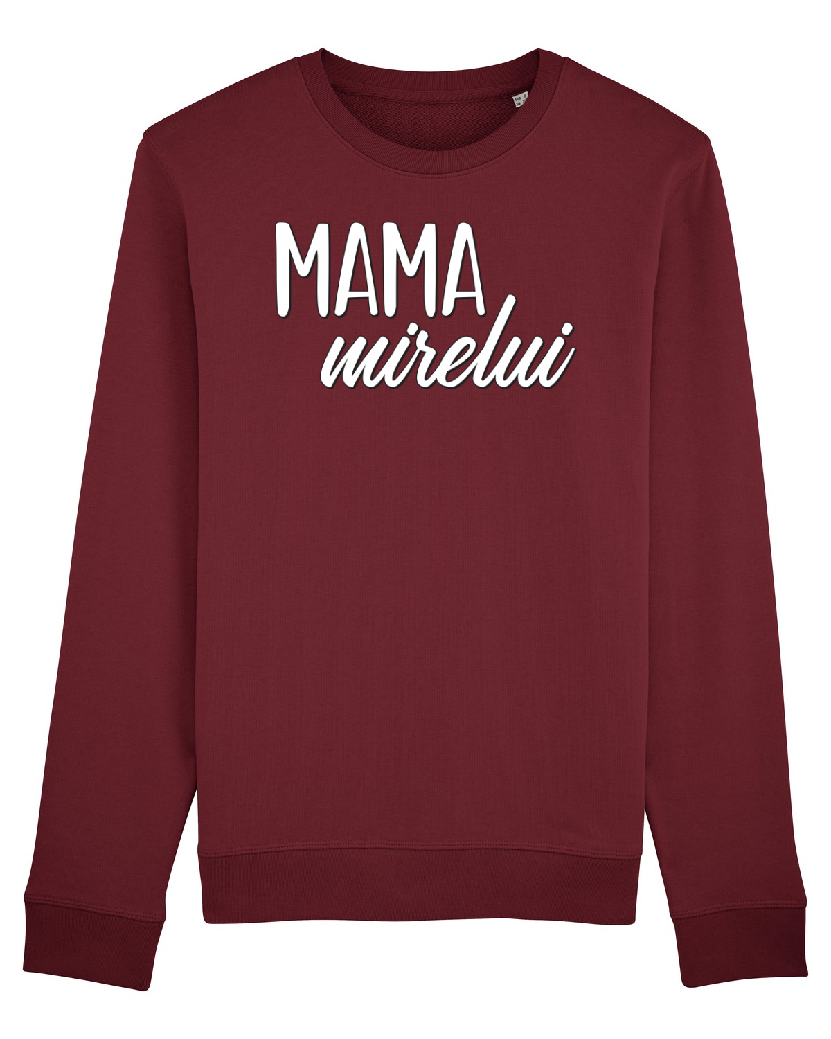Bluză mânecă lungă Unisex Rise Burgundy