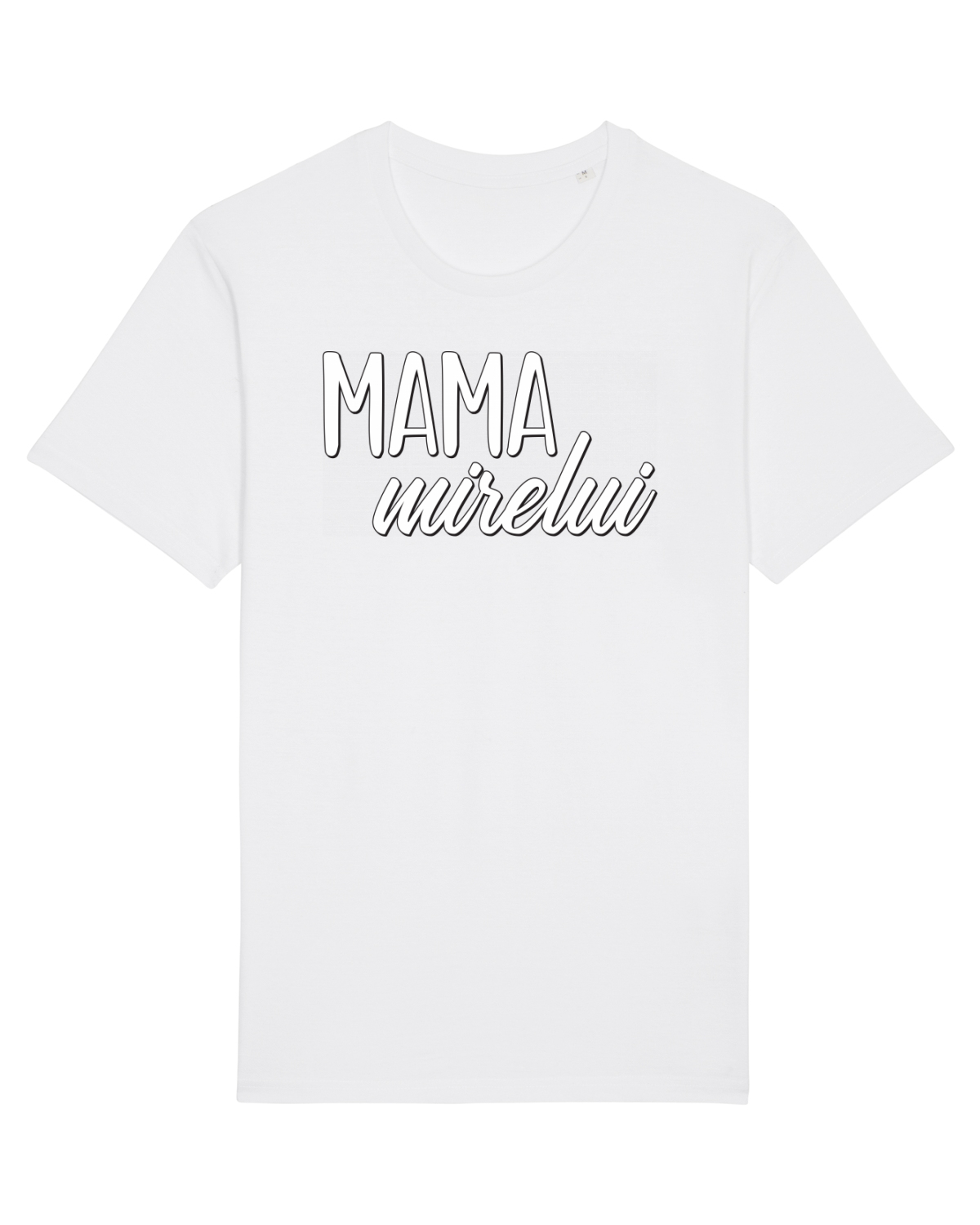 Tricou mânecă scurtă Unisex Rocker White