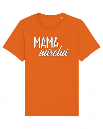 Tricou poze nunta - mama mirelui Bright Orange
