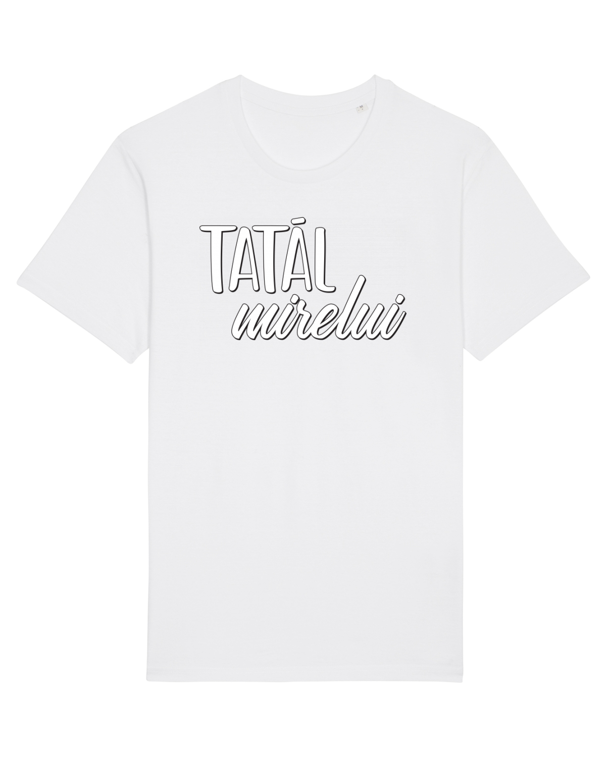 Tricou mânecă scurtă Unisex Rocker White