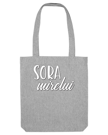 Tricou poze nunta - sora mirelui Heather Grey