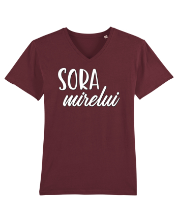 Tricou poze nunta - sora mirelui Burgundy